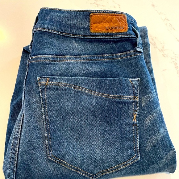 Express Jean Leggings Mid Rise Size 6